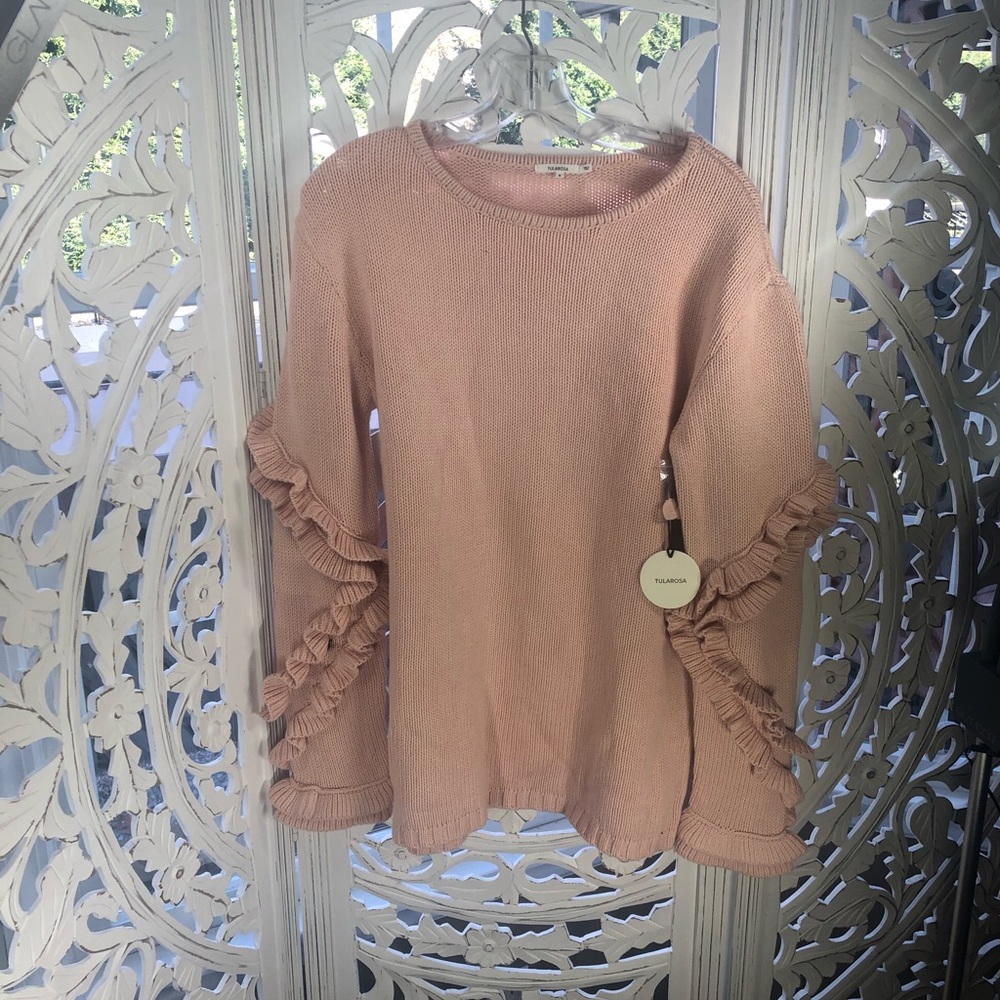 NWT Tularosa oversized pink sweater